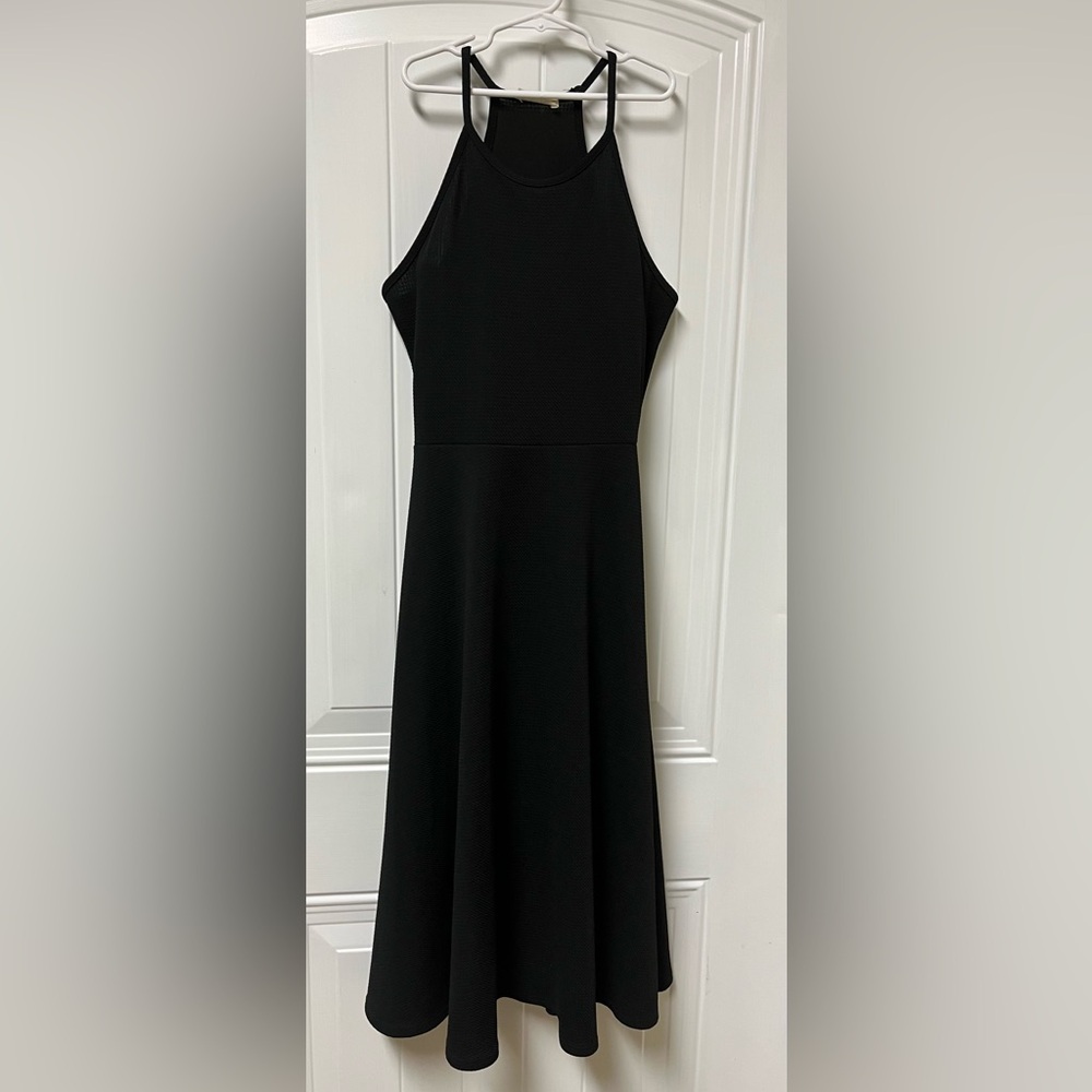 Ladies Olivia Rae, black, fit and flare dress.  Gently worn. Size medium.
